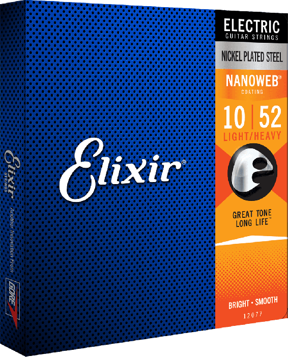 ELIXIR 12077 Nanoweb Light-Heavy .010/.052w