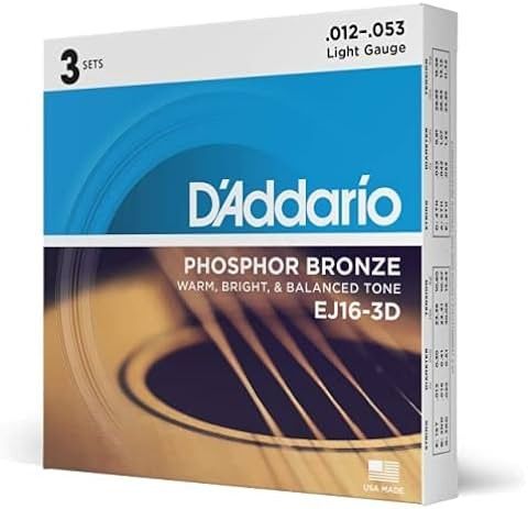 D'Addario EJ15 Phosphor Bronze 3D