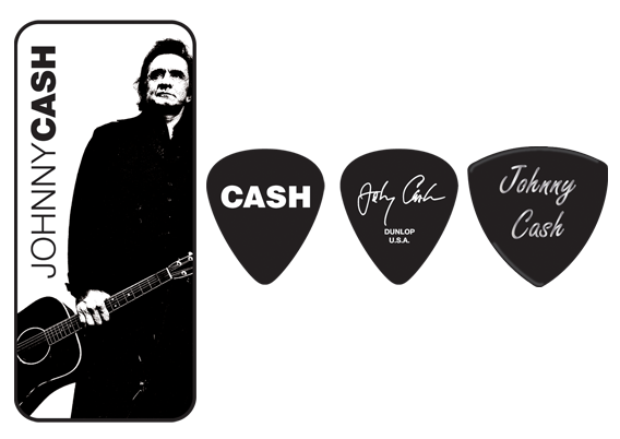 Plectra Johnny Cash ADU JCPT02H Dunlop 6 stuks