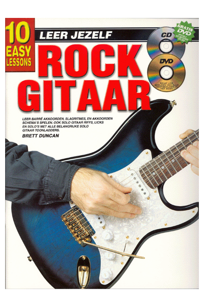 LEER JEZELF ROCK GITAAR Lesmethode voor Rock Gitaar met CD en DVD
