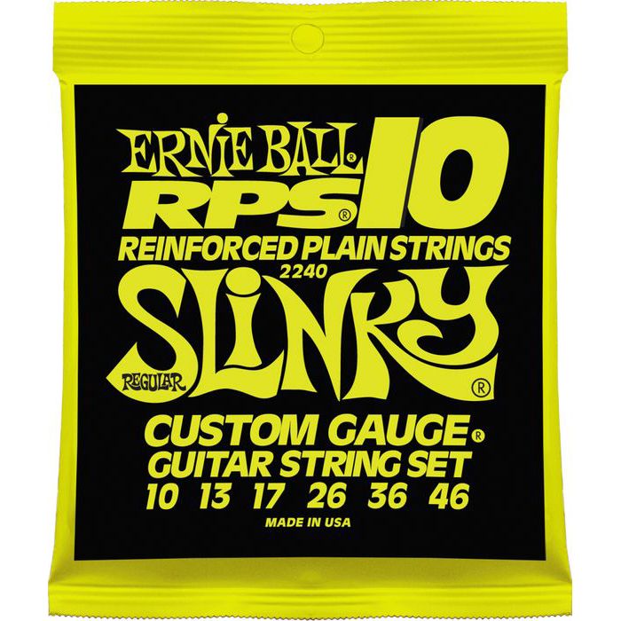 ERNIE BALL-2240  Regular Slinky Reinforced .010/.046 