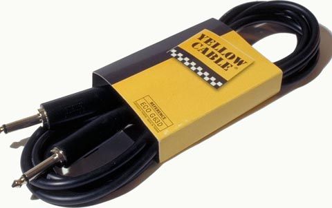 Gitaarkabel  ECO-G63D Yellow Cable 3 meter