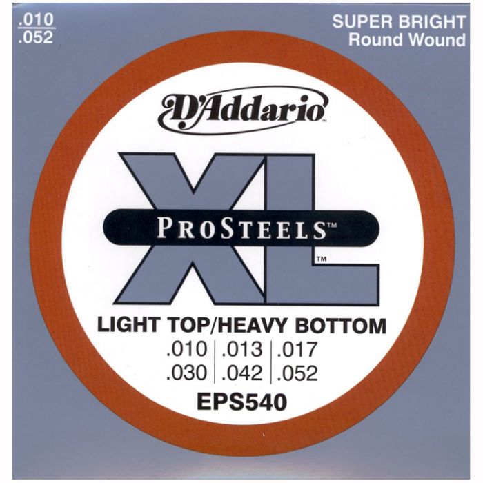 D'Addario EPS-540  ProSteel Light Top/Heavy Bottom .010
