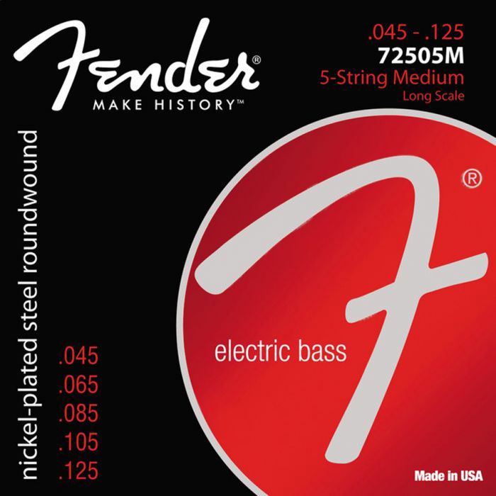 Fender F72505-M Bassnaren  5 string Medium .045/.125