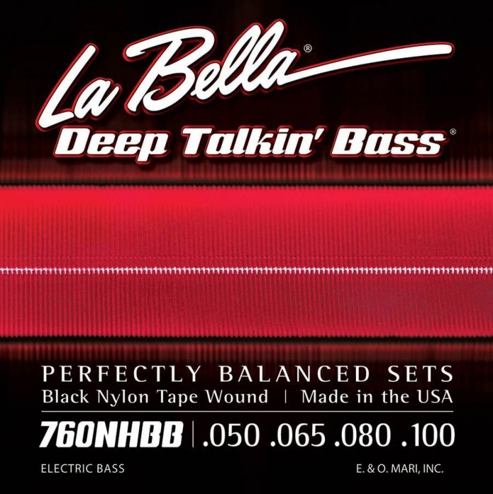 La Bella L-760NHBB  Deep Talkin' Bass snarenset elektrische 'Beatle' basgitaar