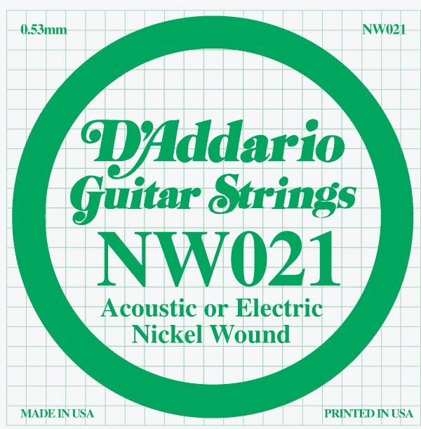 D'Addario NW021 round wound