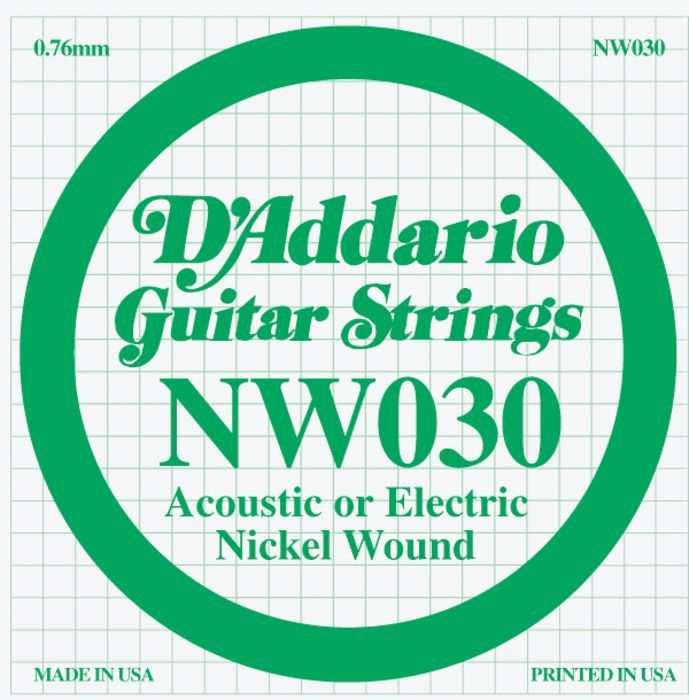 D'Addario NW030 round wound