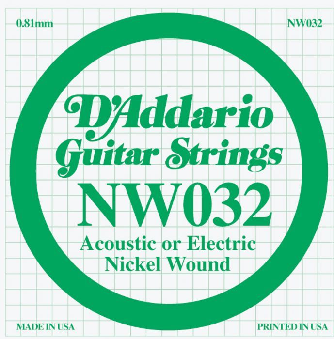 D'Addario NW032 round wound