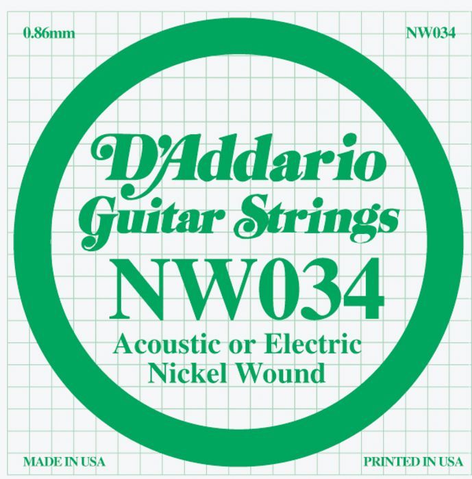 D'Addario NW034 round wound