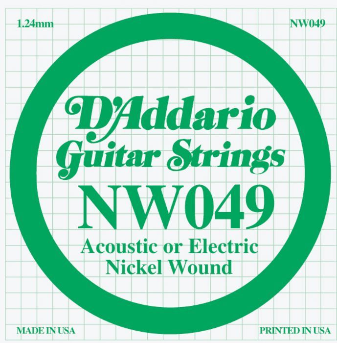 D'Addario NW049 round wound