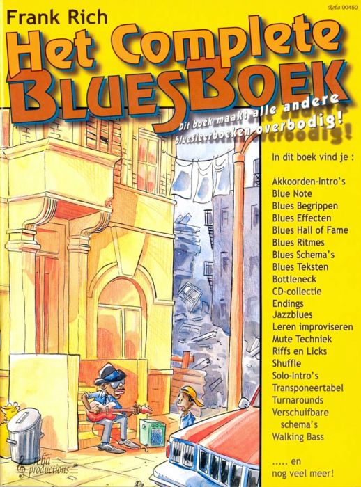 Reba muziekboek 'Het complete bluesboek' Frank Rich