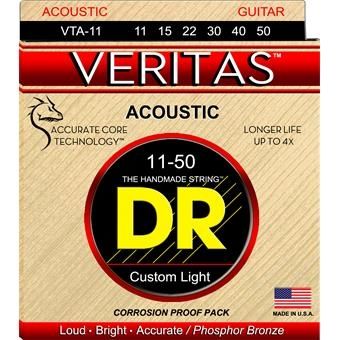 DR Strings VTA-11 Veritas, Akoestische snaren, 011-050