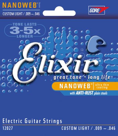 ELIXIR 12027  Nanoweb Custom Light ***TOPAANBIEDING*** .009/.046w Electrisch