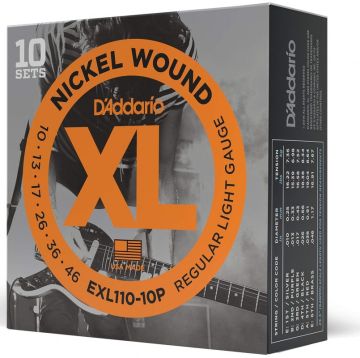 D'Addario EXL110 10 sets! .010/.046