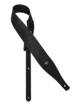 Gaucho GST-645-BK Topkwaliteit Leder Gitaarriem